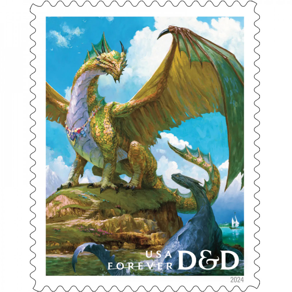 2024 forever stamps Dungeons & Dragons