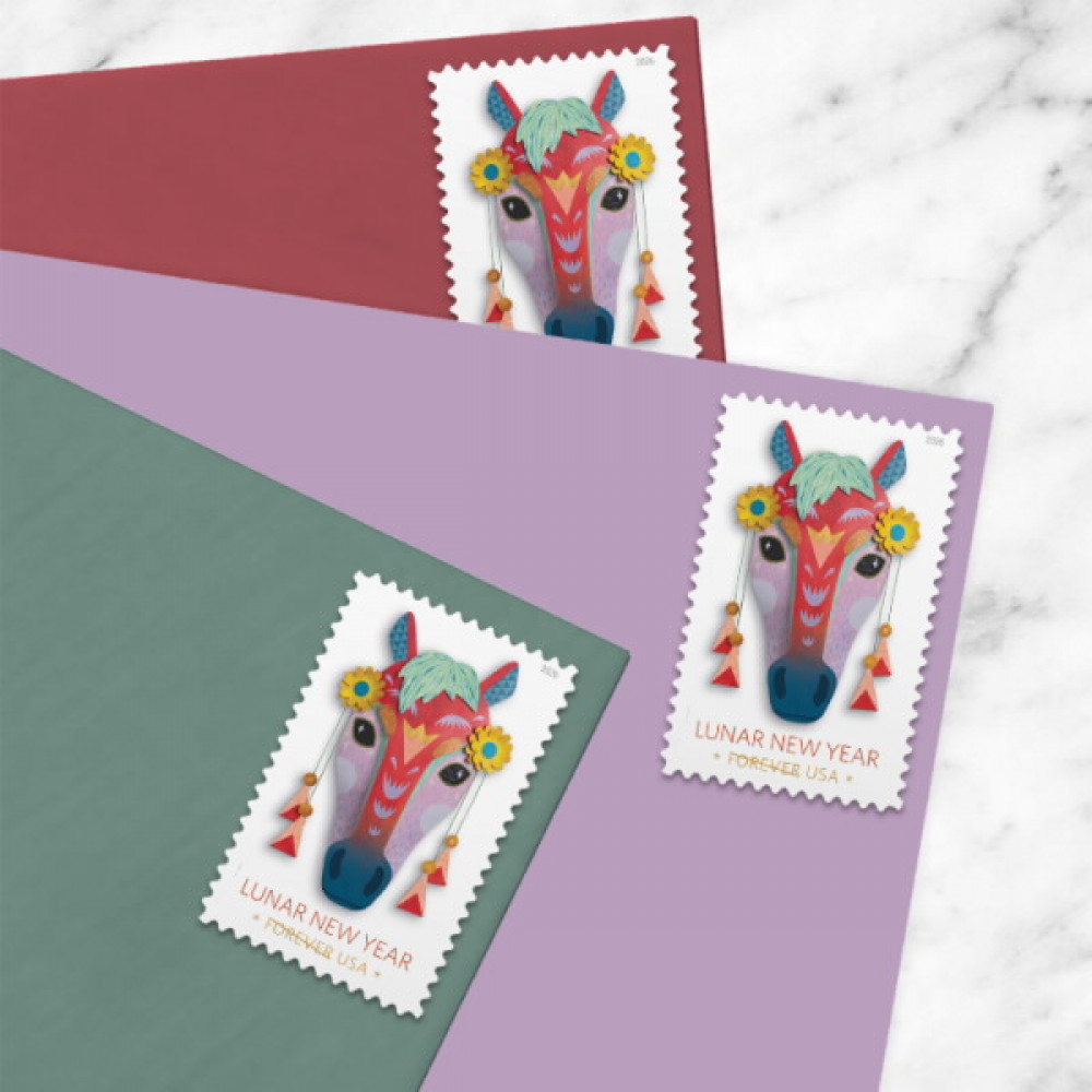 (2026) Lunar New Year: Year of the Horse Stamps, Sheet of 20