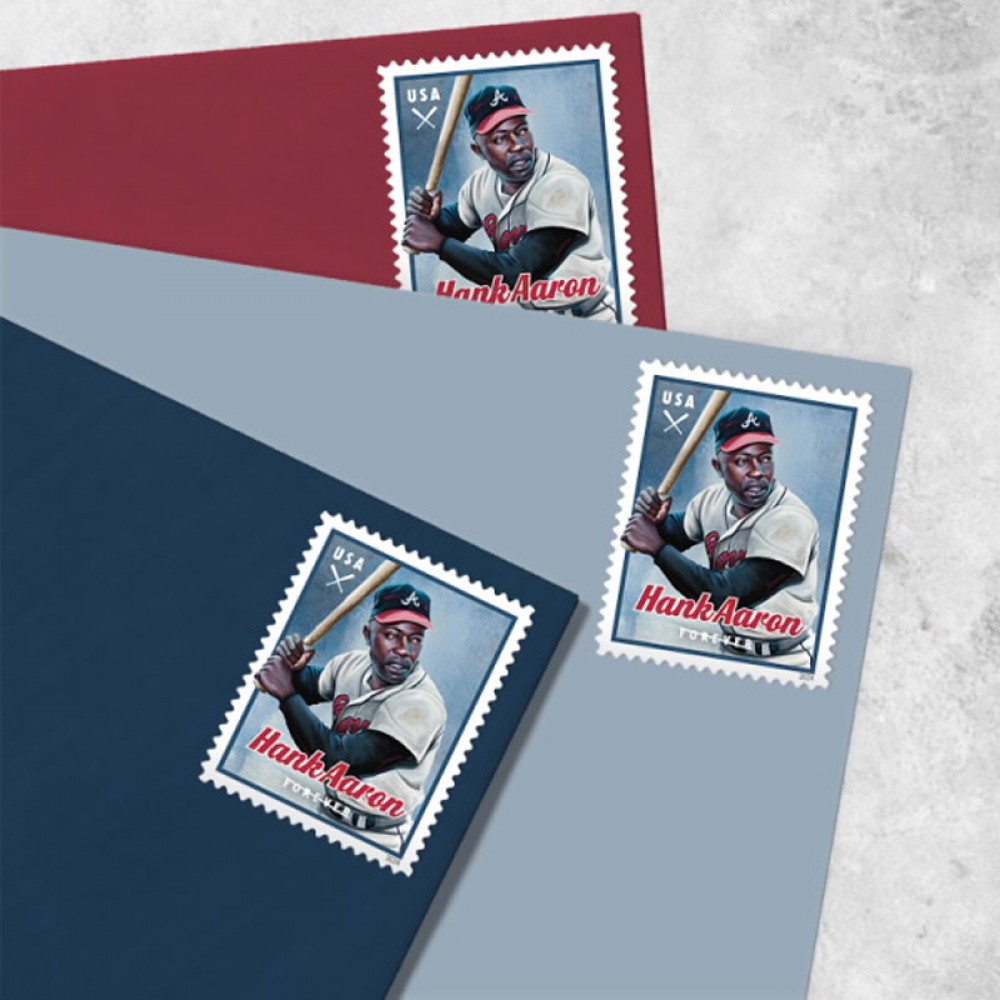 2024 Hank Aaron Forever Stamps, Sheet of 20