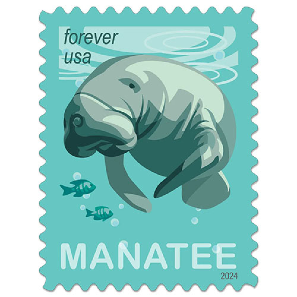2024 USPS Save Manatees Forever Stamps