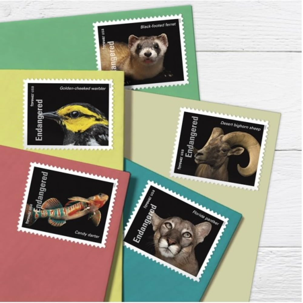 2023 US Endangered Species First Class Postage Forever Stamps