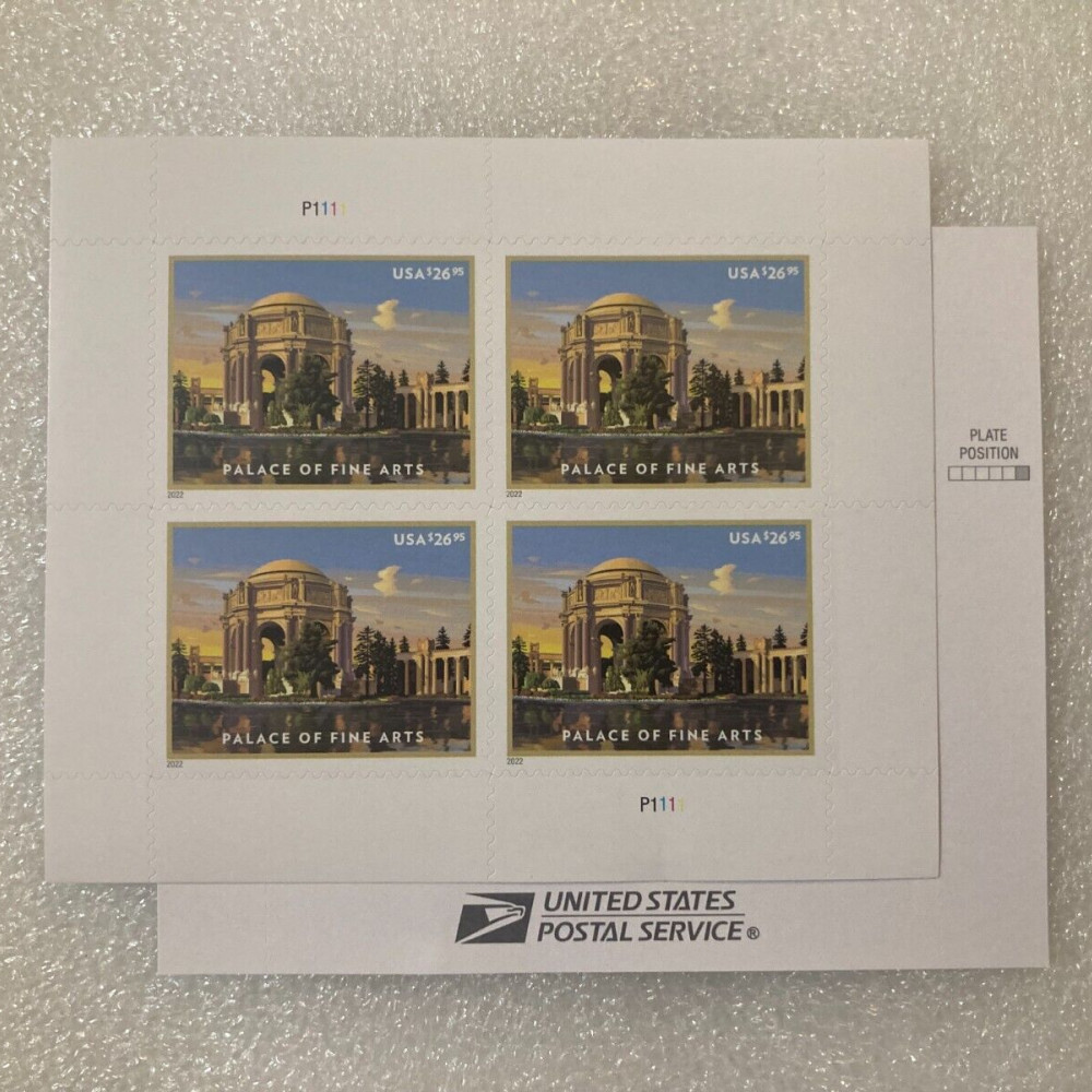 （2022）Palace of Fine Arts 1sheets of Four Stamps