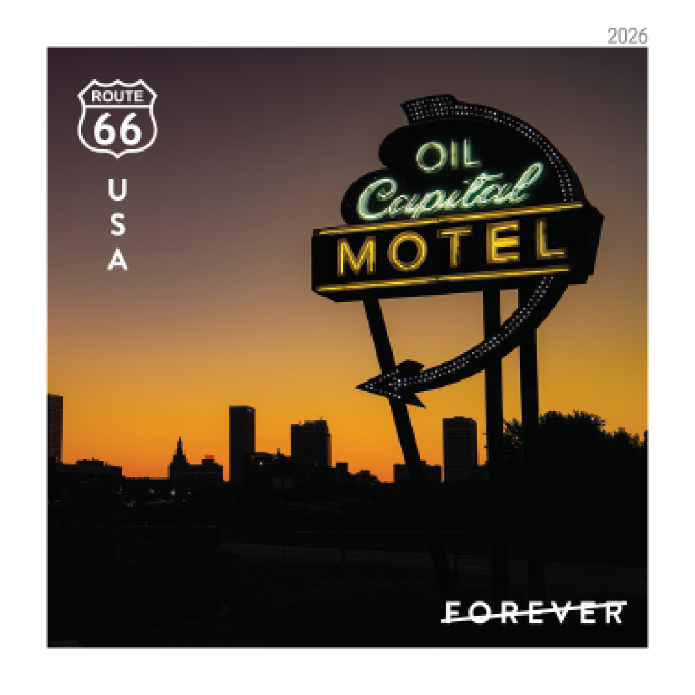 (2026) Route 66 Forever Stamps, Sheet of 16